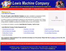 Tablet Screenshot of lewismachineco.com